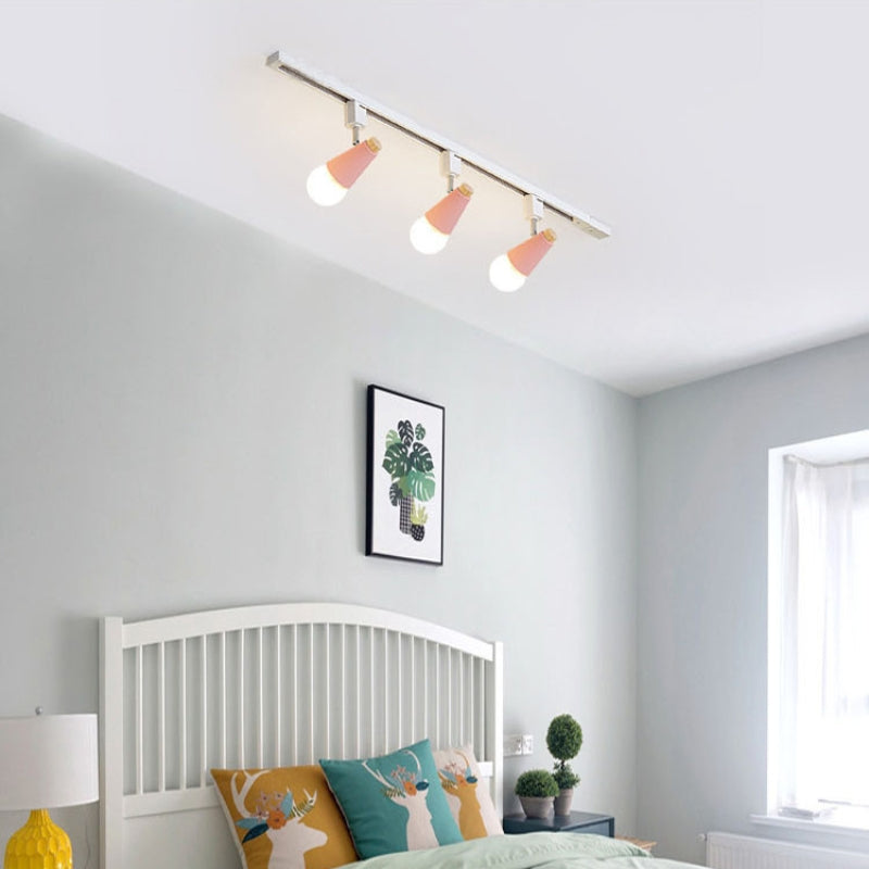 Oświetlenie Szynowe Stożkowe Do Salonu | Półwpuszczane