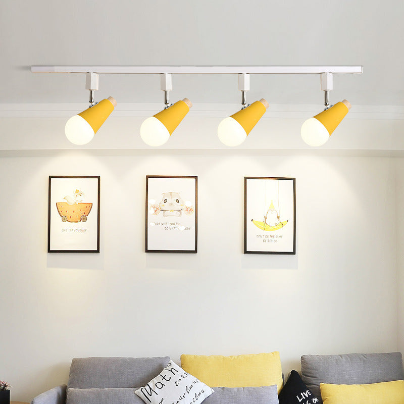 Oświetlenie Szynowe Stożkowe Do Salonu | Półwpuszczane