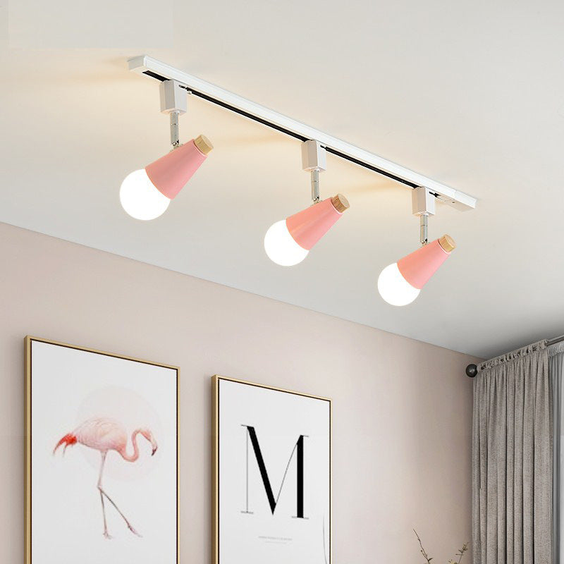 Oświetlenie Szynowe Stożkowe Do Salonu | Półwpuszczane