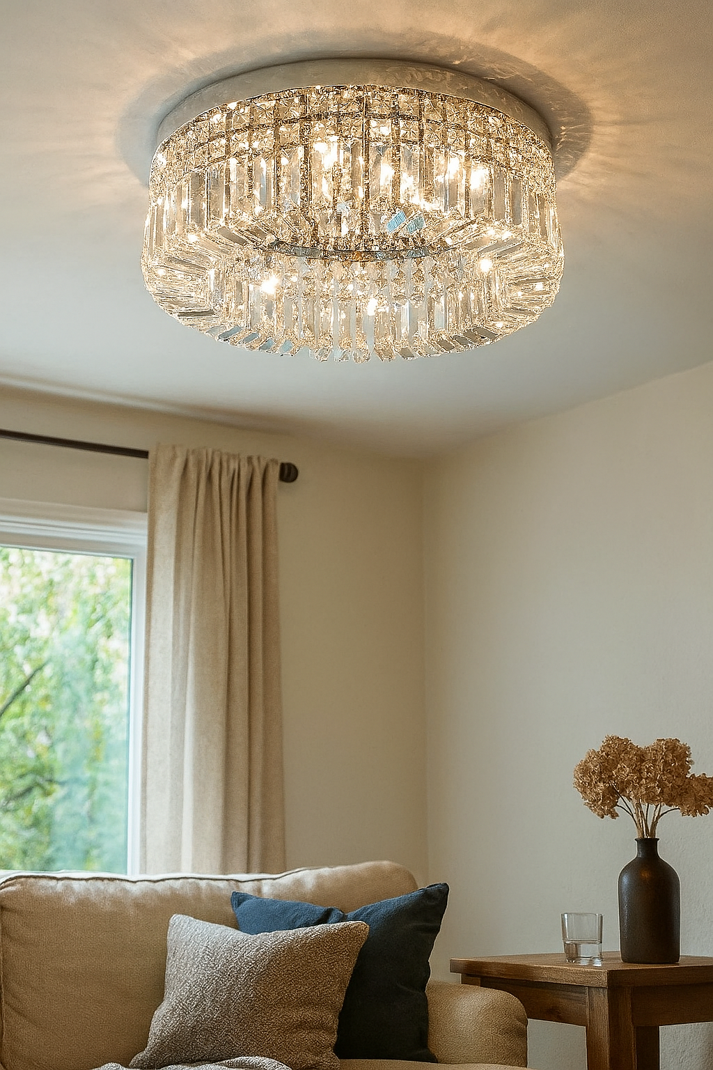 ŻYRANDOL SUFITOWY | Nowoczesny Dekoracyjny Żyrandol LED | Elegancki