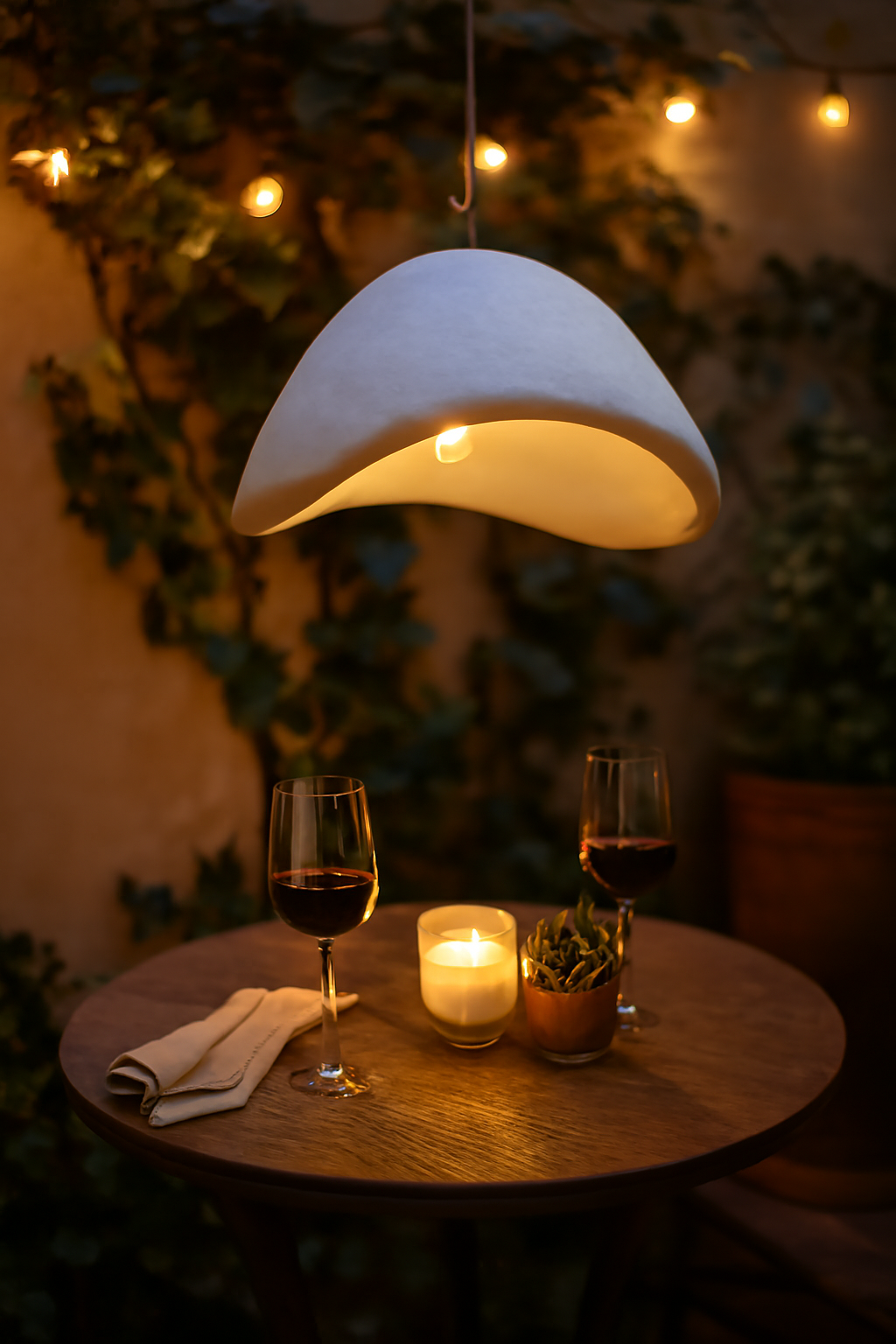 ŻYRANDOL WABI SABI | Nowoczesny Minimalistyczny Żyrandol LED | Wszechstronny