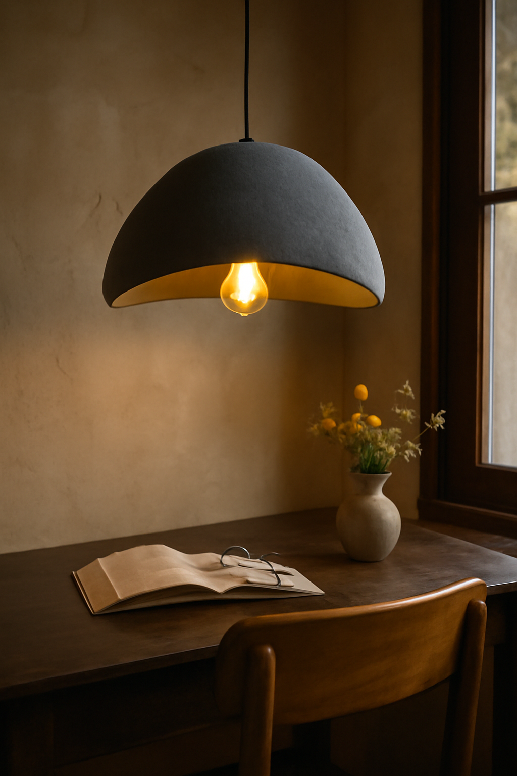 ŻYRANDOL WABI SABI | Nowoczesny Minimalistyczny Żyrandol LED | Wszechstronny