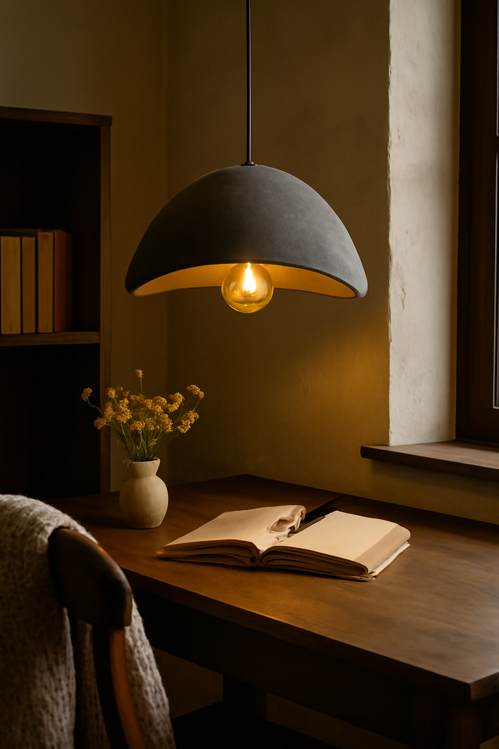 ŻYRANDOL WABI SABI | Nowoczesny Minimalistyczny Żyrandol LED | Wszechstronny