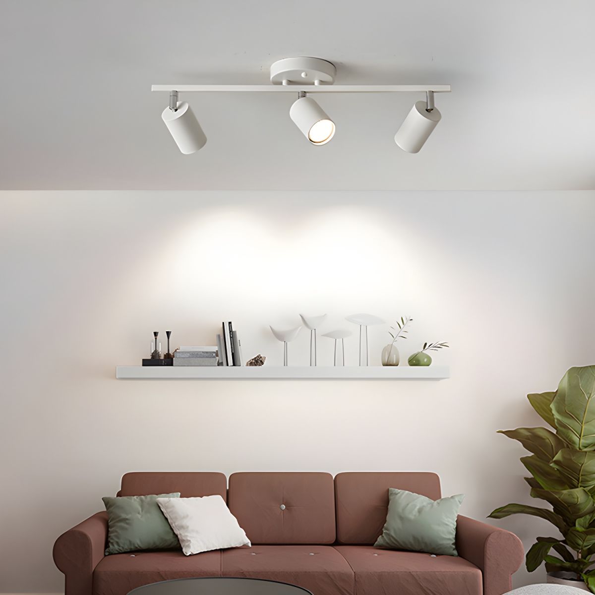 świetlenie Szynowe Obracane Do Salonu | Nowoczesne